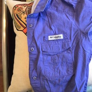 Columbia short sleeve button down
